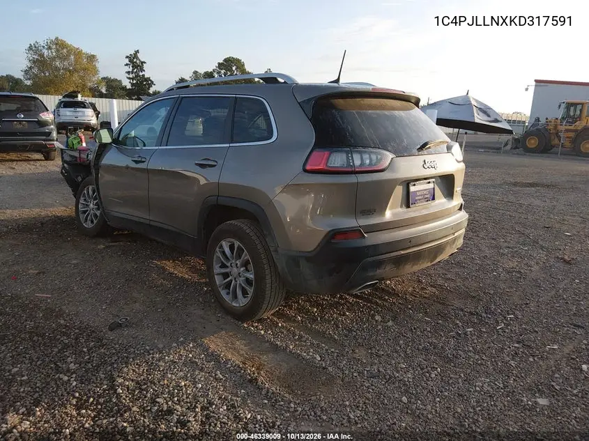 2019 JEEP CHEROKEE VIN 1C4PJLLNXKD317591 — фото 3