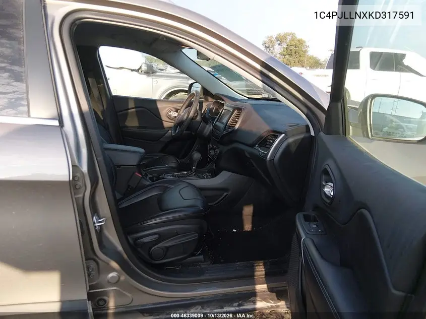 2019 JEEP CHEROKEE VIN 1C4PJLLNXKD317591 — фото 5