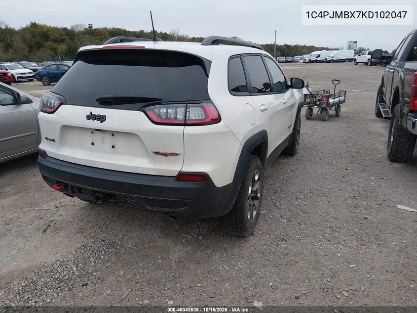2019 JEEP CHEROKEE VIN 1C4PJMBX7KD102047 — фото 4