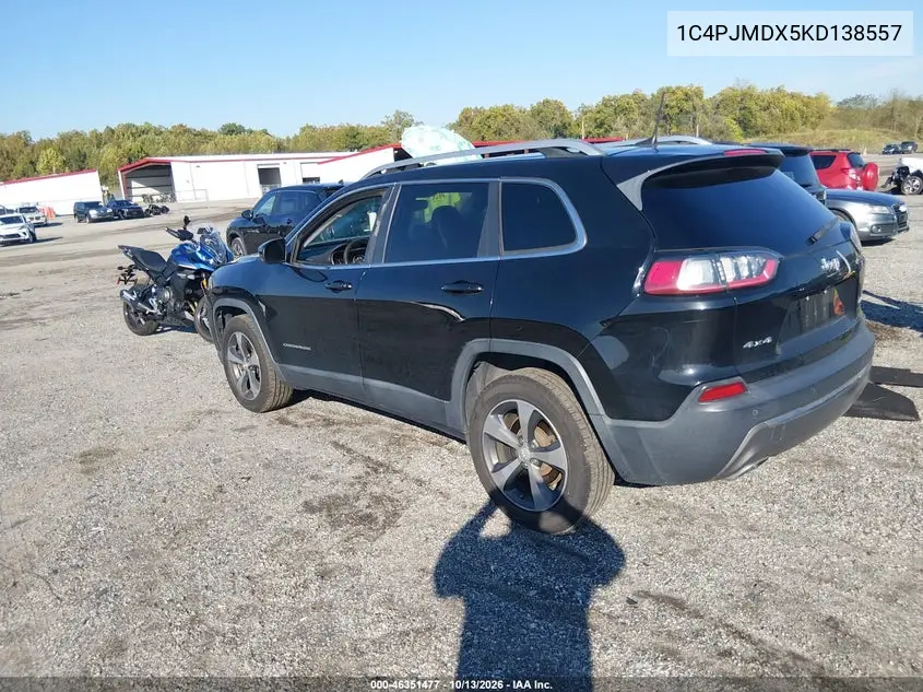 2019 JEEP CHEROKEE VIN 1C4PJMDX5KD138557 — фото 3