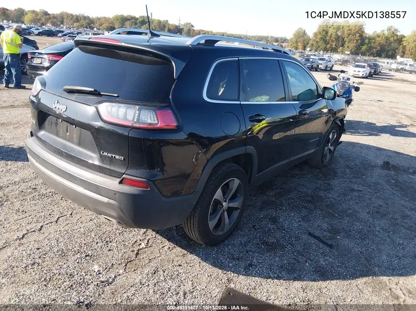 2019 JEEP CHEROKEE VIN 1C4PJMDX5KD138557 — фото 4