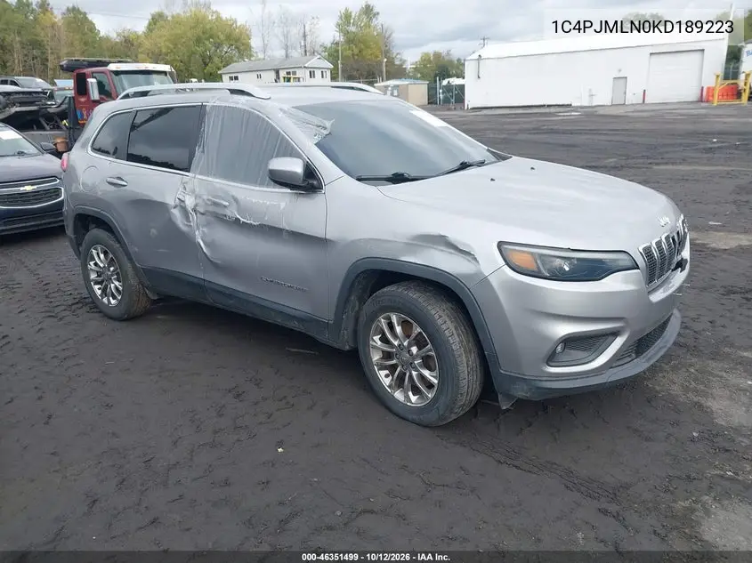 JEEP CHEROKEE 2019, VIN 1C4PJMLN0KD189223