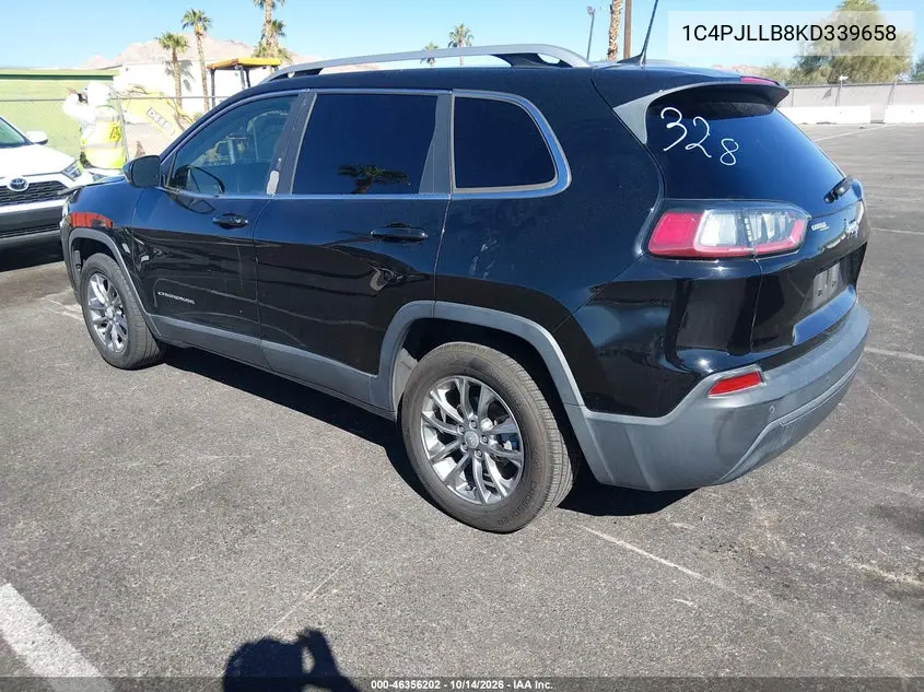 2019 JEEP CHEROKEE VIN 1C4PJLLB8KD339658 — фото 3