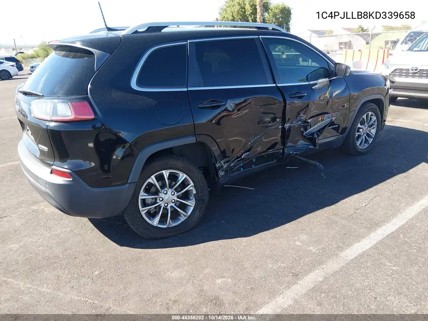 2019 JEEP CHEROKEE VIN 1C4PJLLB8KD339658 — фото 4