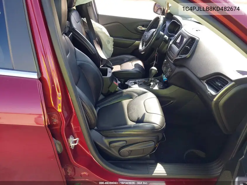 2019 JEEP CHEROKEE VIN 1C4PJLLB8KD482674 — фото 5
