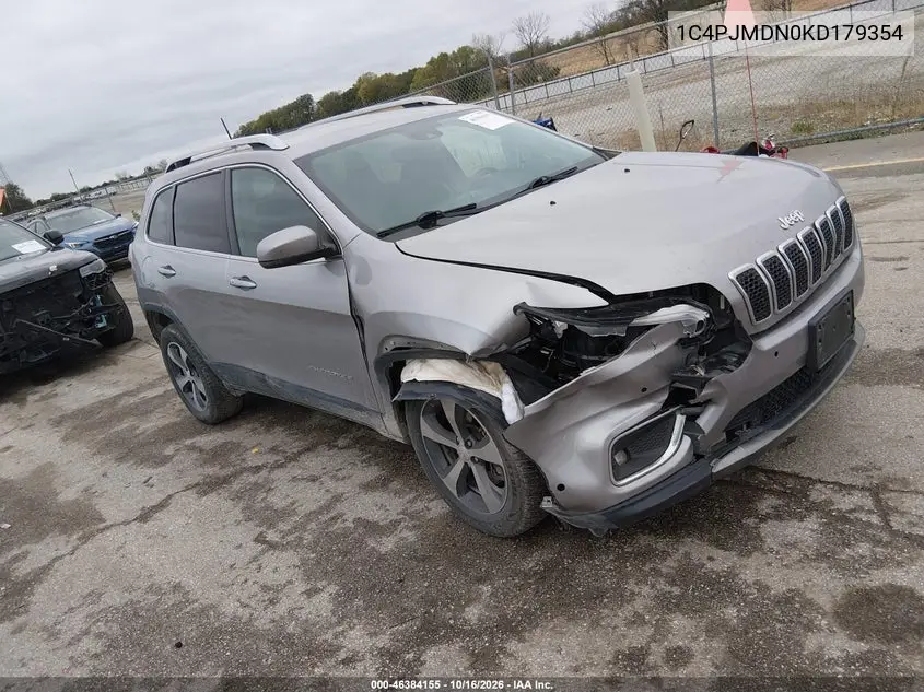 JEEP CHEROKEE 2019, VIN 1C4PJMDN0KD179354