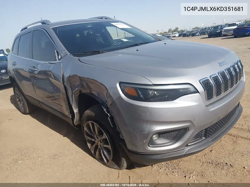 JEEP CHEROKEE 2019, VIN 1C4PJMLX6KD351681
