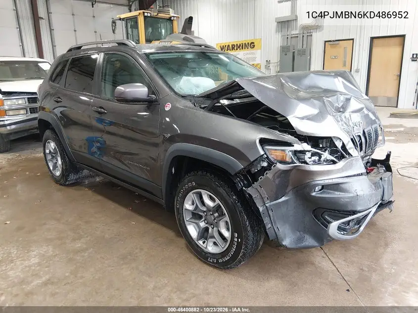 JEEP CHEROKEE 2019, VIN 1C4PJMBN6KD486952
