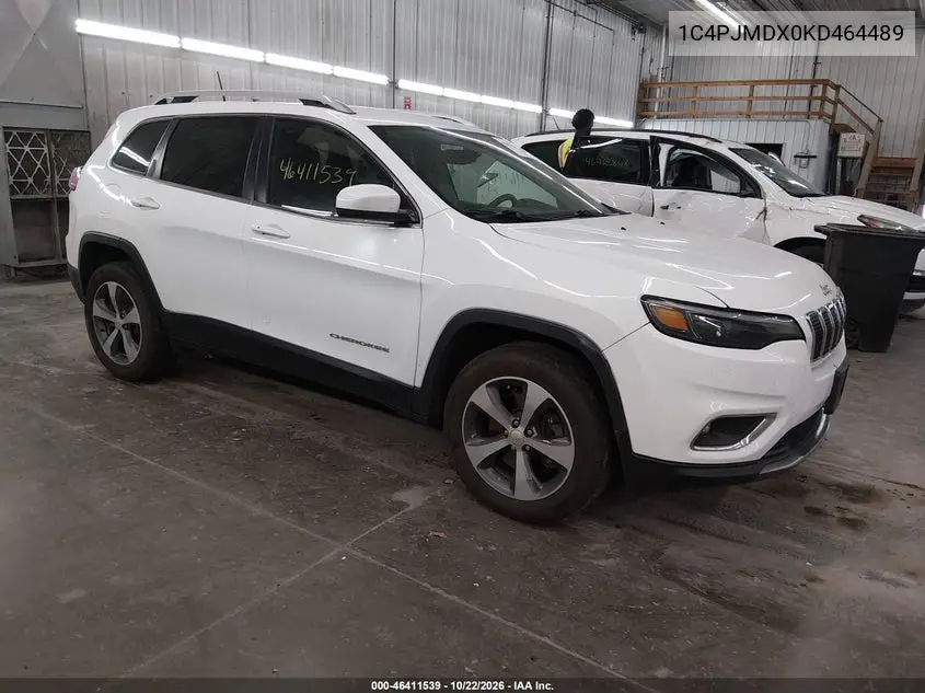 JEEP CHEROKEE 2019, VIN 1C4PJMDX0KD464489