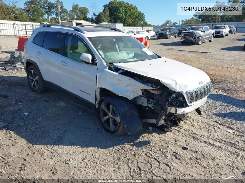 JEEP CHEROKEE 2019, VIN 1C4PJLDX6KD143230