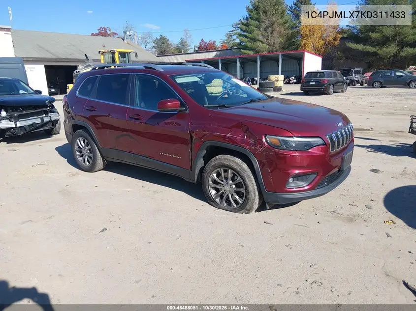 JEEP CHEROKEE 2019, VIN 1C4PJMLX7KD311433