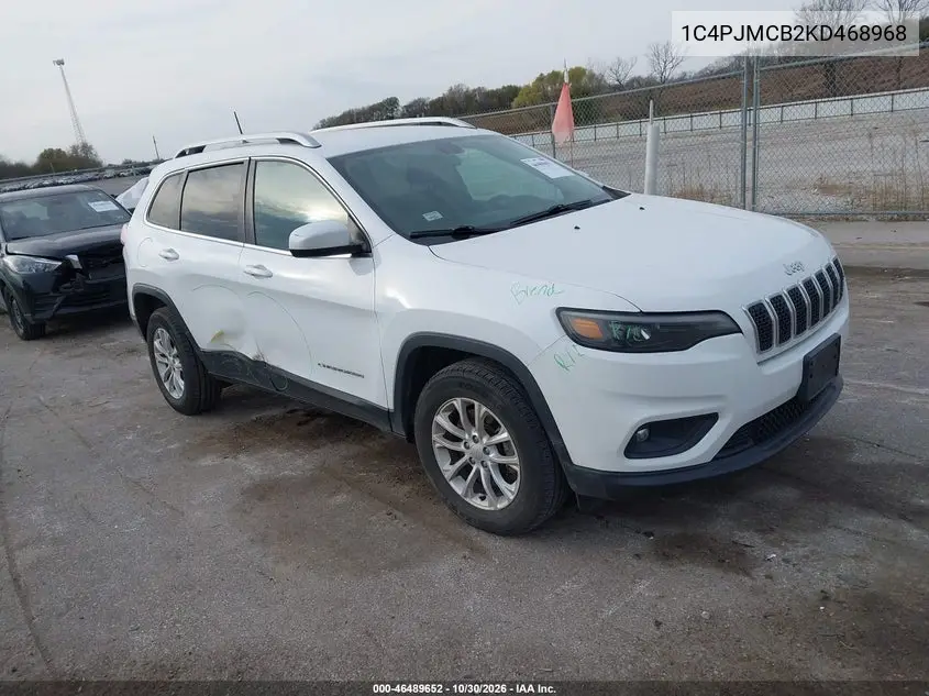 JEEP CHEROKEE 2019, VIN 1C4PJMCB2KD468968
