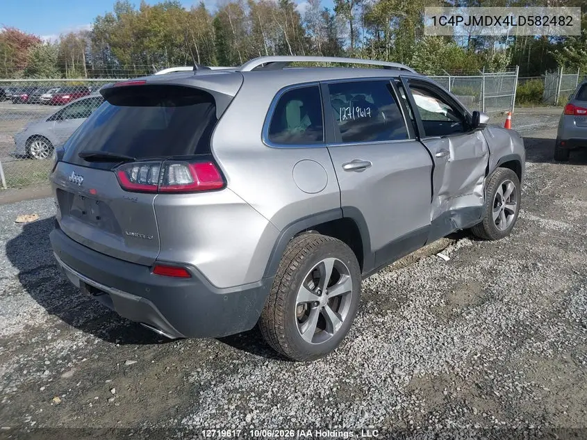 2020 JEEP CHEROKEE VIN 1C4PJMDX4LD582482 — фото 4