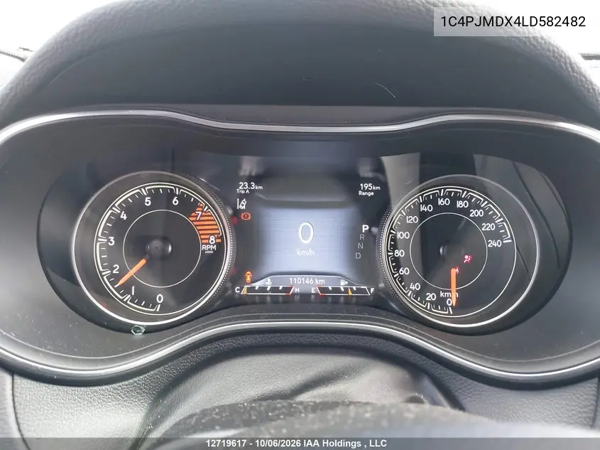2020 JEEP CHEROKEE VIN 1C4PJMDX4LD582482 — фото 7