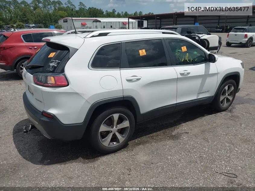 2020 JEEP CHEROKEE VIN 1C4PJMDX3LD635477 — фото 4