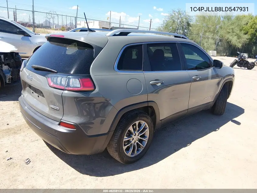 2020 JEEP CHEROKEE VIN 1C4PJLLB8LD547931 — фото 4