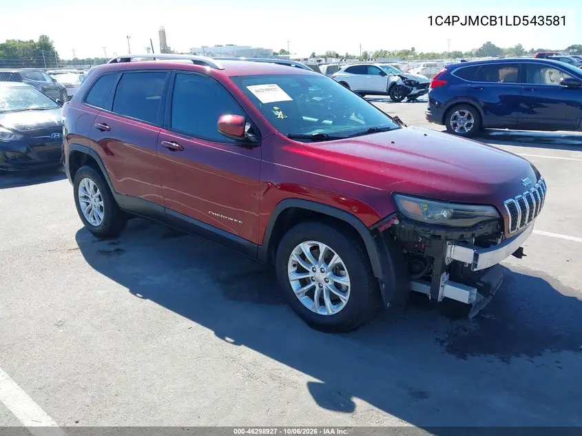 JEEP CHEROKEE 2020, VIN 1C4PJMCB1LD543581
