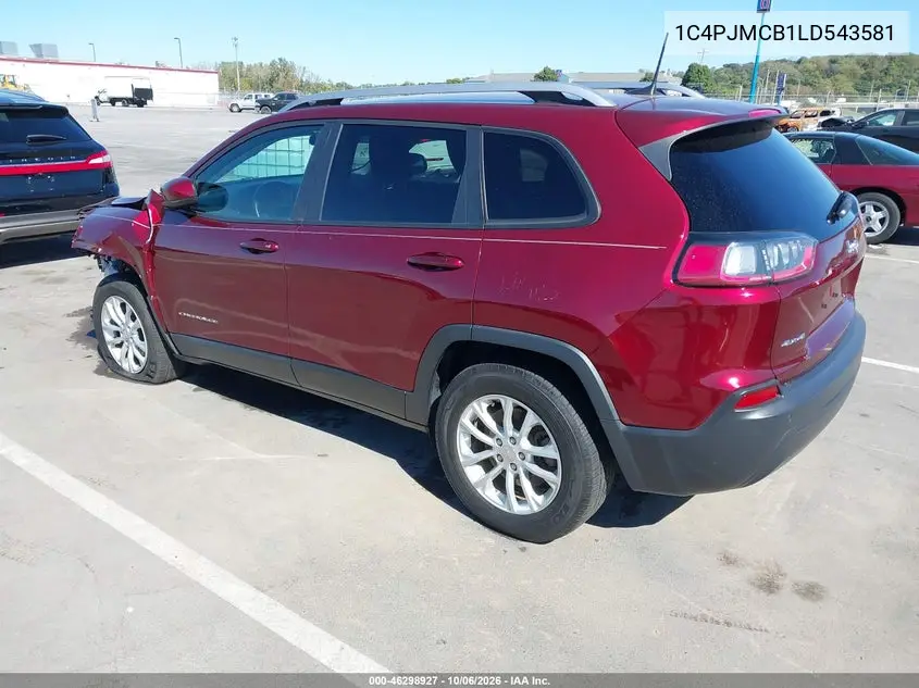2020 JEEP CHEROKEE VIN 1C4PJMCB1LD543581 — фото 3