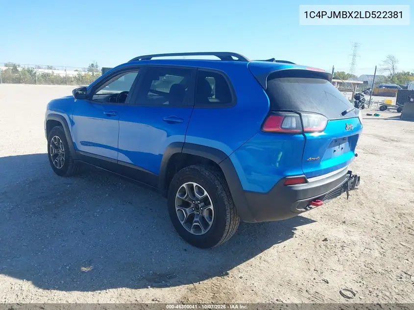 2020 JEEP CHEROKEE VIN 1C4PJMBX2LD522381 — фото 3