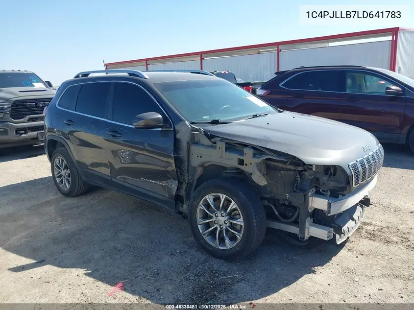 JEEP CHEROKEE 2020, VIN 1C4PJLLB7LD641783