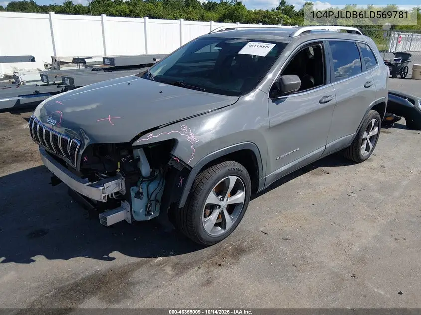2020 JEEP CHEROKEE VIN 1C4PJLDB6LD569781 — фото 2