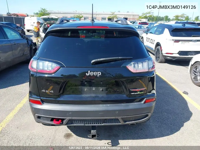 2021 JEEP CHEROKEE VIN 1C4PJMBX3MD149126 — фото 16