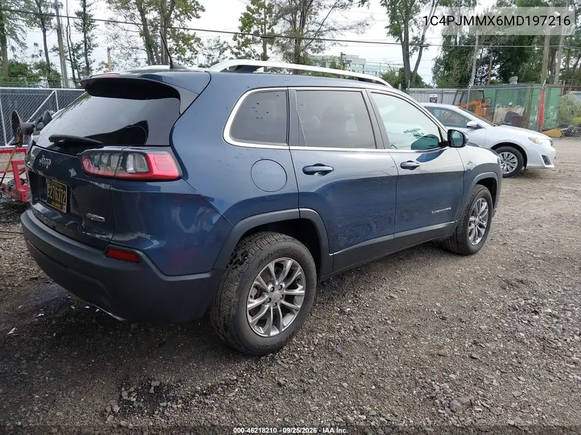 2021 JEEP CHEROKEE VIN 1C4PJMMX6MD197216 — фото 4