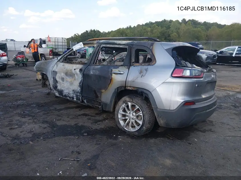 2021 JEEP CHEROKEE VIN 1C4PJLCB1MD116185 — фото 3