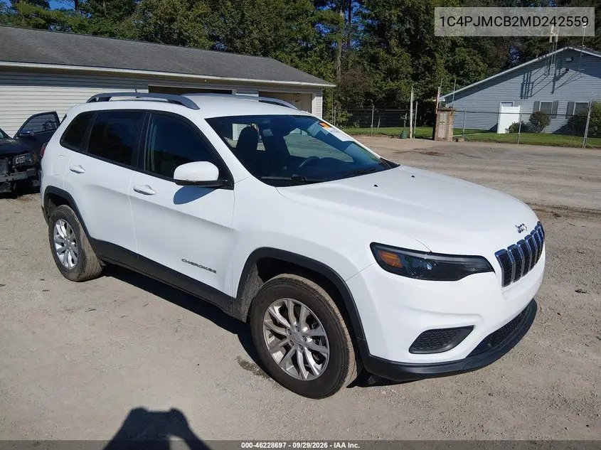 JEEP CHEROKEE 2021, VIN 1C4PJMCB2MD242559