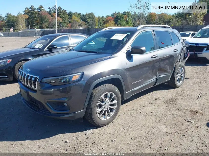 2021 JEEP CHEROKEE VIN 1C4PJMMN2MD162591 — фото 2