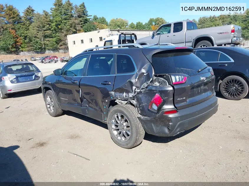 2021 JEEP CHEROKEE VIN 1C4PJMMN2MD162591 — фото 3