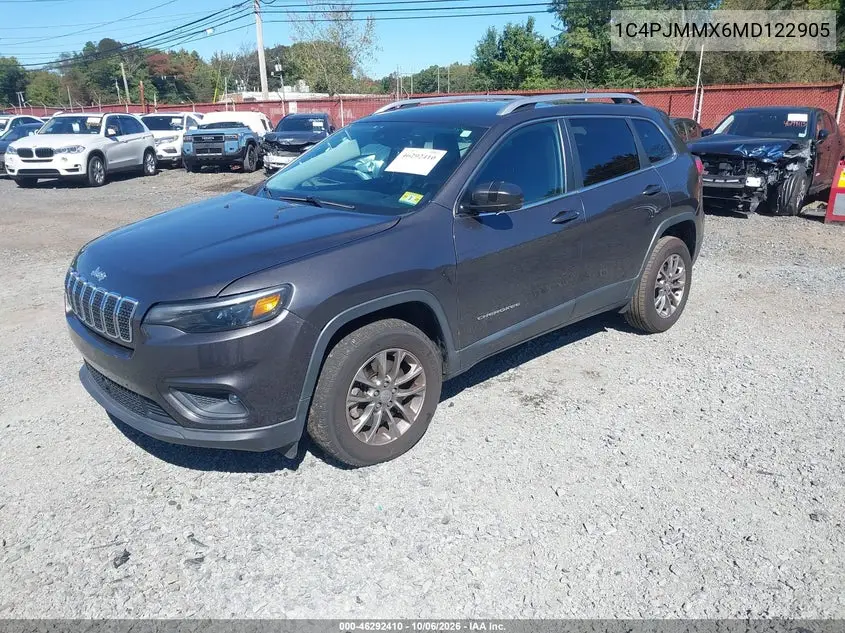 2021 JEEP CHEROKEE VIN 1C4PJMMX6MD122905 — фото 2