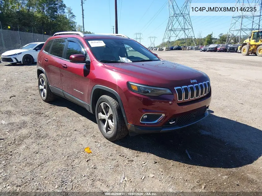 JEEP CHEROKEE 2021, VIN 1C4PJMDX8MD146235