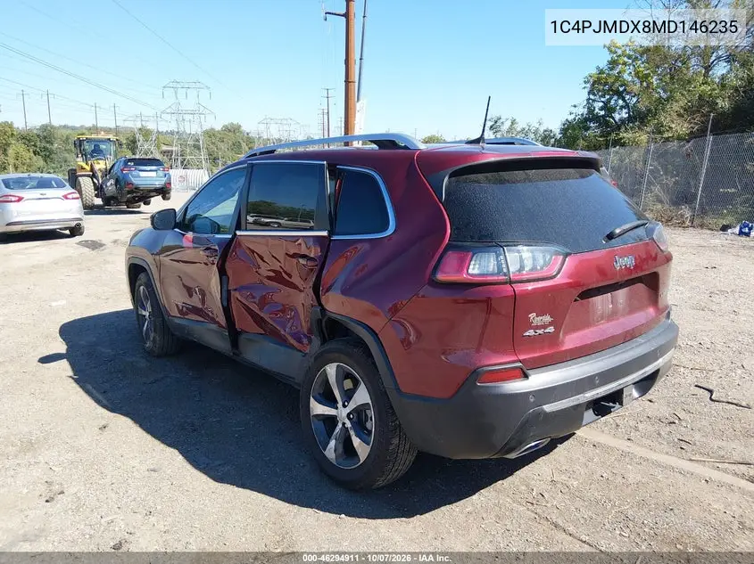 2021 JEEP CHEROKEE VIN 1C4PJMDX8MD146235 — фото 3