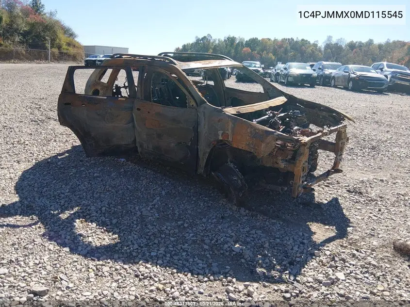 JEEP CHEROKEE 2021, VIN 1C4PJMMX0MD115545