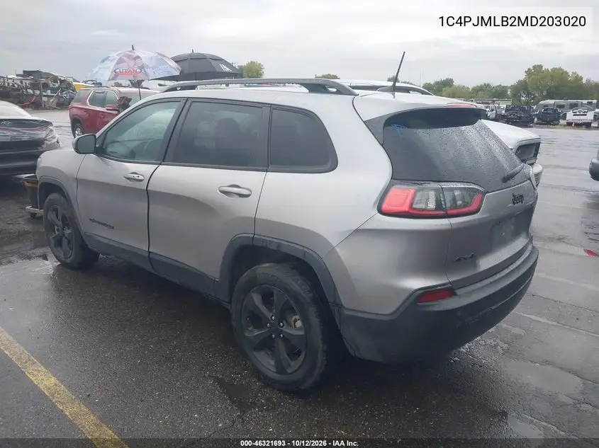 2021 JEEP CHEROKEE VIN 1C4PJMLB2MD203020 — фото 3