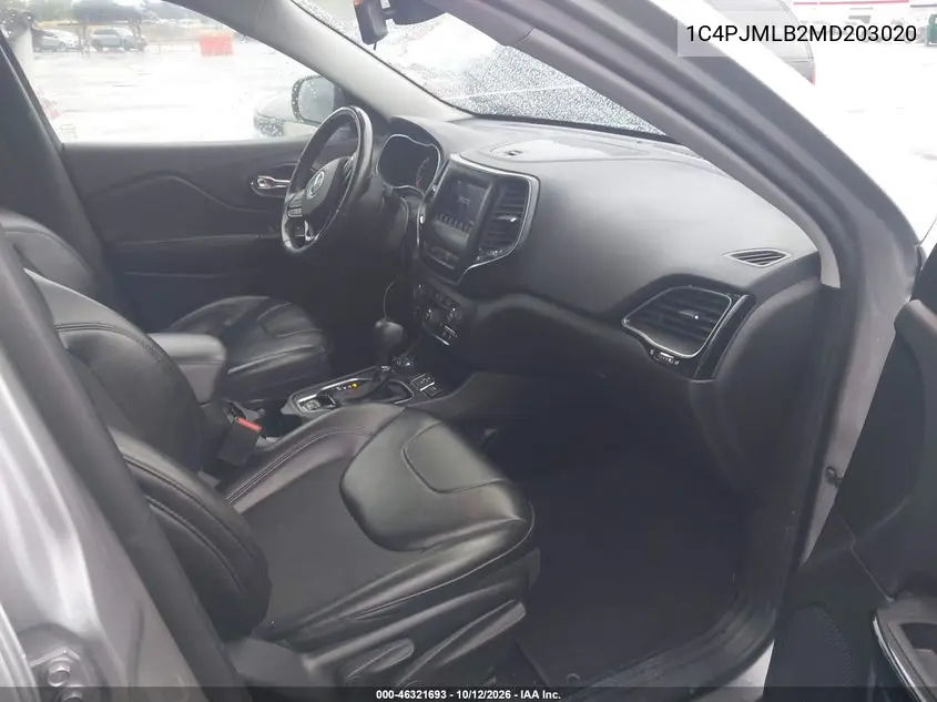 2021 JEEP CHEROKEE VIN 1C4PJMLB2MD203020 — фото 5