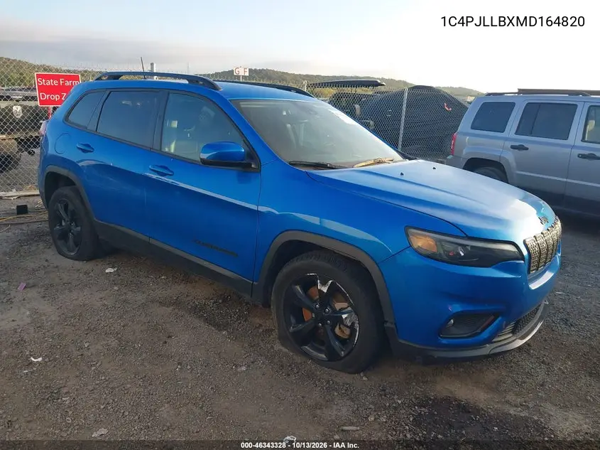 JEEP CHEROKEE 2021, VIN 1C4PJLLBXMD164820