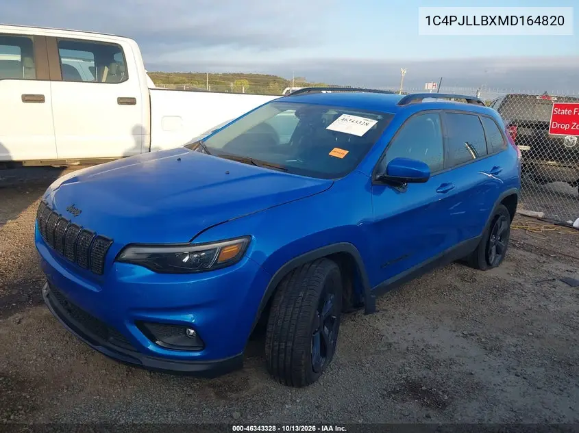 2021 JEEP CHEROKEE VIN 1C4PJLLBXMD164820 — фото 2