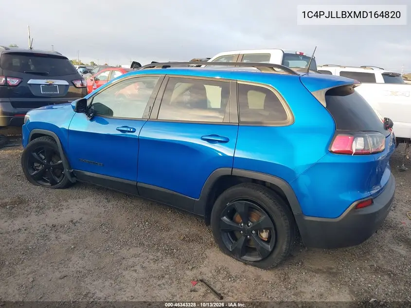 2021 JEEP CHEROKEE VIN 1C4PJLLBXMD164820 — фото 3