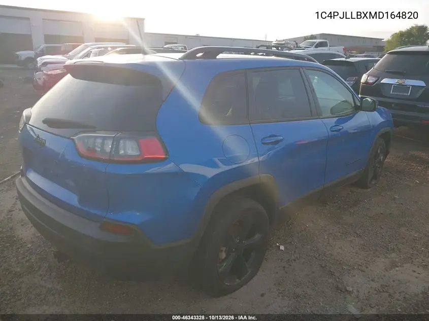 2021 JEEP CHEROKEE VIN 1C4PJLLBXMD164820 — фото 4