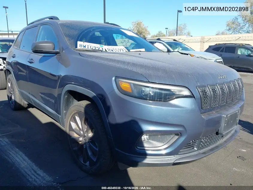 JEEP CHEROKEE 2021, VIN 1C4PJMMX8MD202898