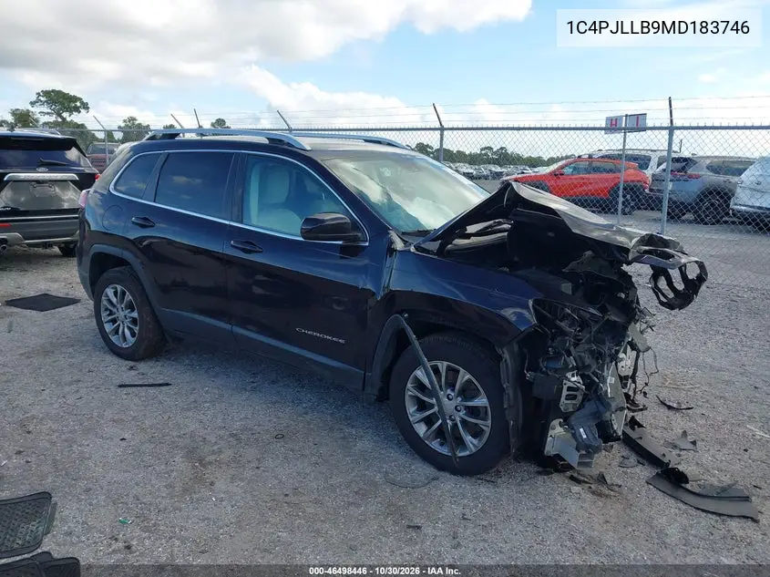 JEEP CHEROKEE 2021, VIN 1C4PJLLB9MD183746