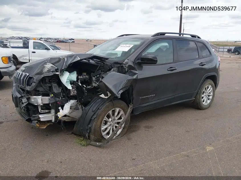 2022 JEEP CHEROKEE VIN 1C4PJMMN0ND539677 — фото 2