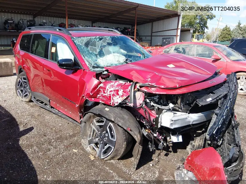 JEEP CHEROKEE 2026, VIN 3C4PJMB26TT204035