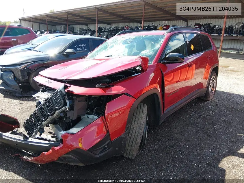 2026 JEEP CHEROKEE VIN 3C4PJMB26TT204035 — фото 2