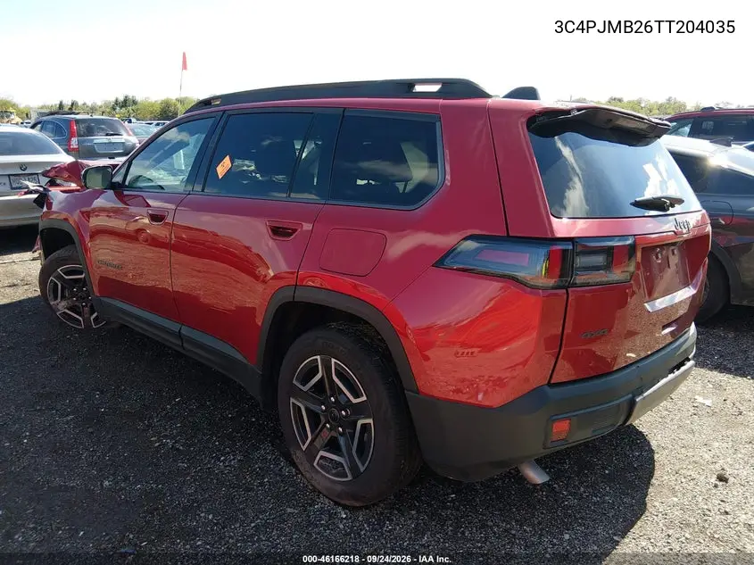 2026 JEEP CHEROKEE VIN 3C4PJMB26TT204035 — фото 3