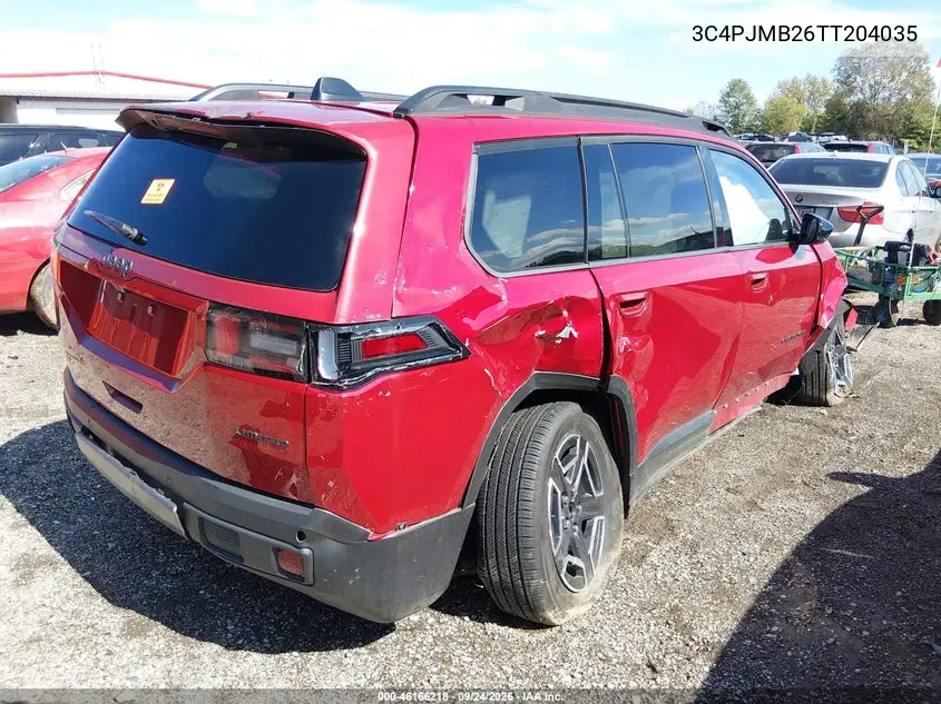 2026 JEEP CHEROKEE VIN 3C4PJMB26TT204035 — фото 4