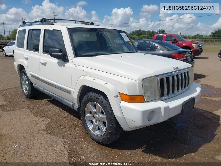 JEEP COMMANDER 2006, VIN 1J8HG58296C124771