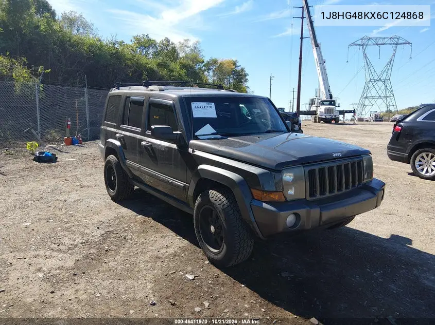 JEEP COMMANDER 2006, VIN 1J8HG48KX6C124868